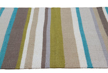 Lade das Bild in den Galerie-Viewer, Autentico Kilim Casa Blanca cotone India 140x55 cm
