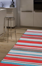 Lade das Bild in den Galerie-Viewer, Autentico Kilim Casa Blanca cotone India 110x50 cm
