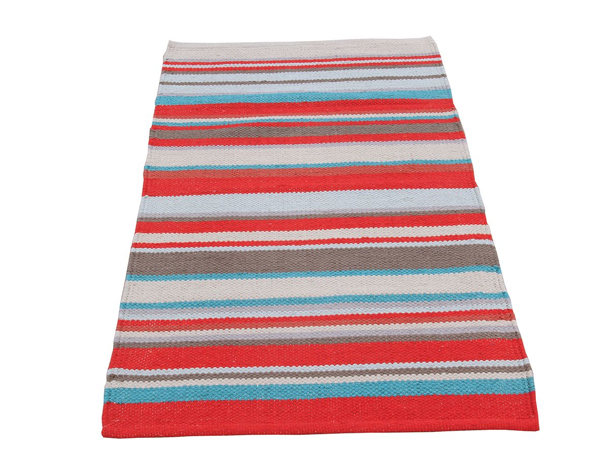 Autentico Kilim Casa Blanca cotone India 110x50 cm