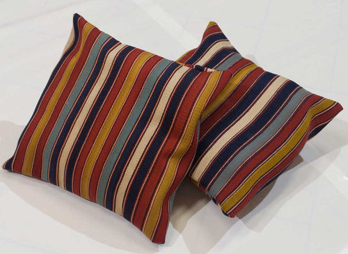 35x35 Cm Cicim Cuscini In Coppia Tappeto Autentico Originale