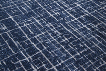 Lade das Bild in den Galerie-Viewer, Tappeto Bourbon blu, 160x230 cm (Galleriafarah1970)
