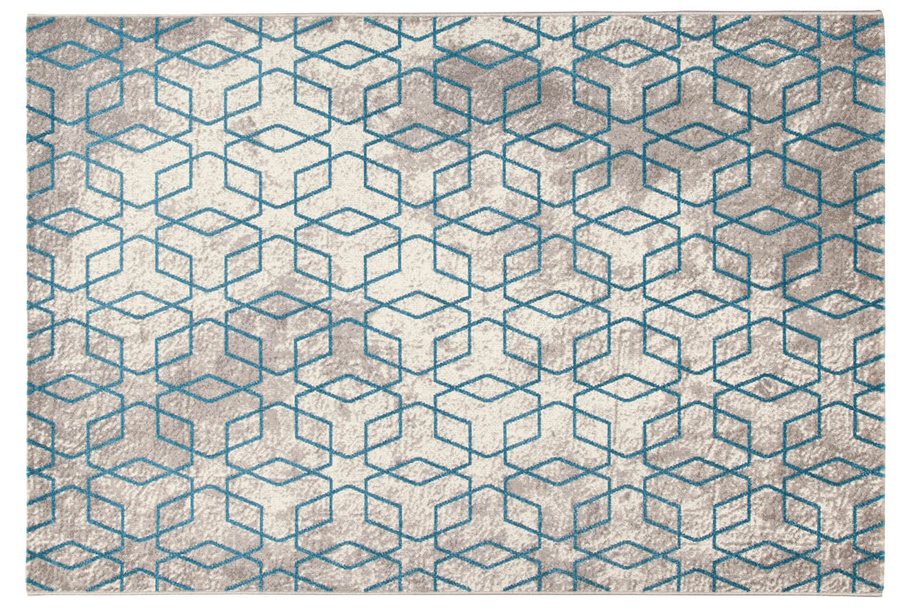 Tappeto Moderno SOHO 1 ECRU BLUE 160x230 (Galleriafarah1970)
