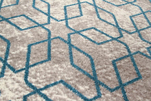 Load image into Gallery viewer, Tappeto Moderno SOHO 1 ECRU BLUE 160x230 (Galleriafarah1970)
