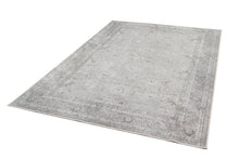 Load image into Gallery viewer, Tappeto Soraya B in viscosa grigio, 60x180 cm
