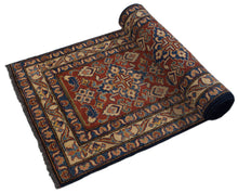 Lade das Bild in den Galerie-Viewer, IT-2733-Tappeto Carpets Rugs Pakistano Afgano Ozbek Cm 444x78 - Galleria Fara
