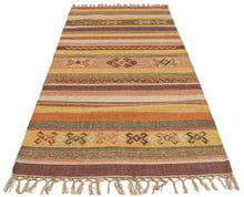 Lade das Bild in den Galerie-Viewer, Autentic Kilim Lory cotton India 90x60 cm
