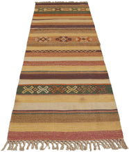 Carica l'immagine nel visualizzatore di Gallery, (180x60 cm) kilim indiano originale fatto a mano - (Galleria farah1970)
