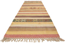 Load image into Gallery viewer, (180x60 cm) kilim indiano originale fatto a mano - (Galleria farah1970)
