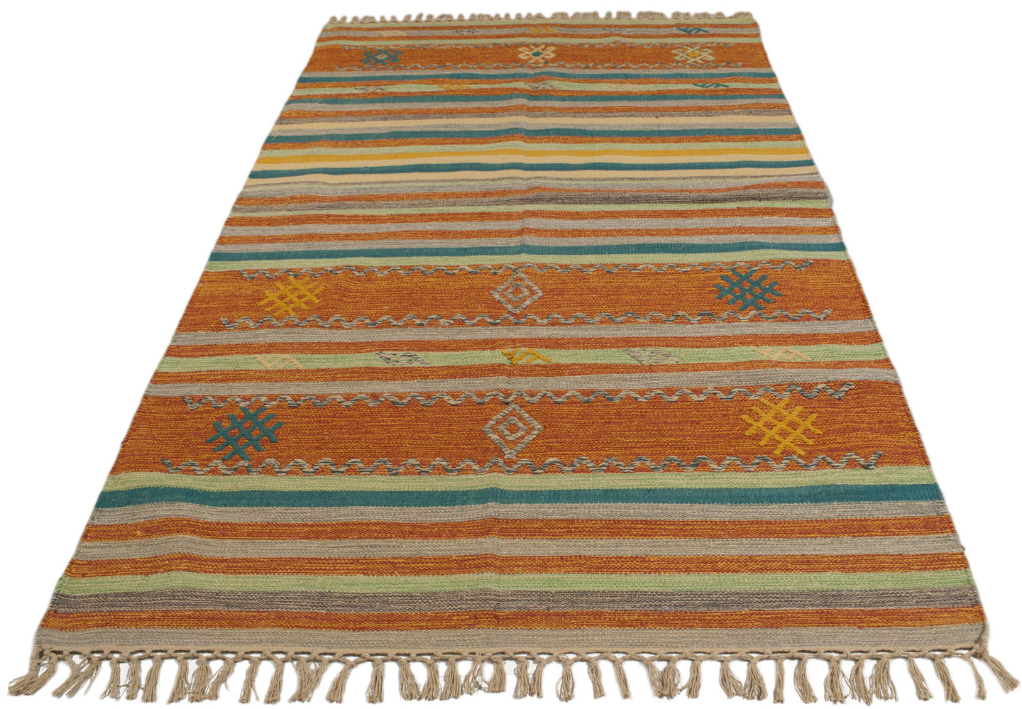 Kilim Autentico Made In India 180x120 CM  (Galleriafarah1970)