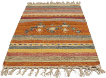 Carica l'immagine nel visualizzatore di Gallery, Galleria farah1970 - CM 60x45 kilim indiano autentico originale ideale per il

