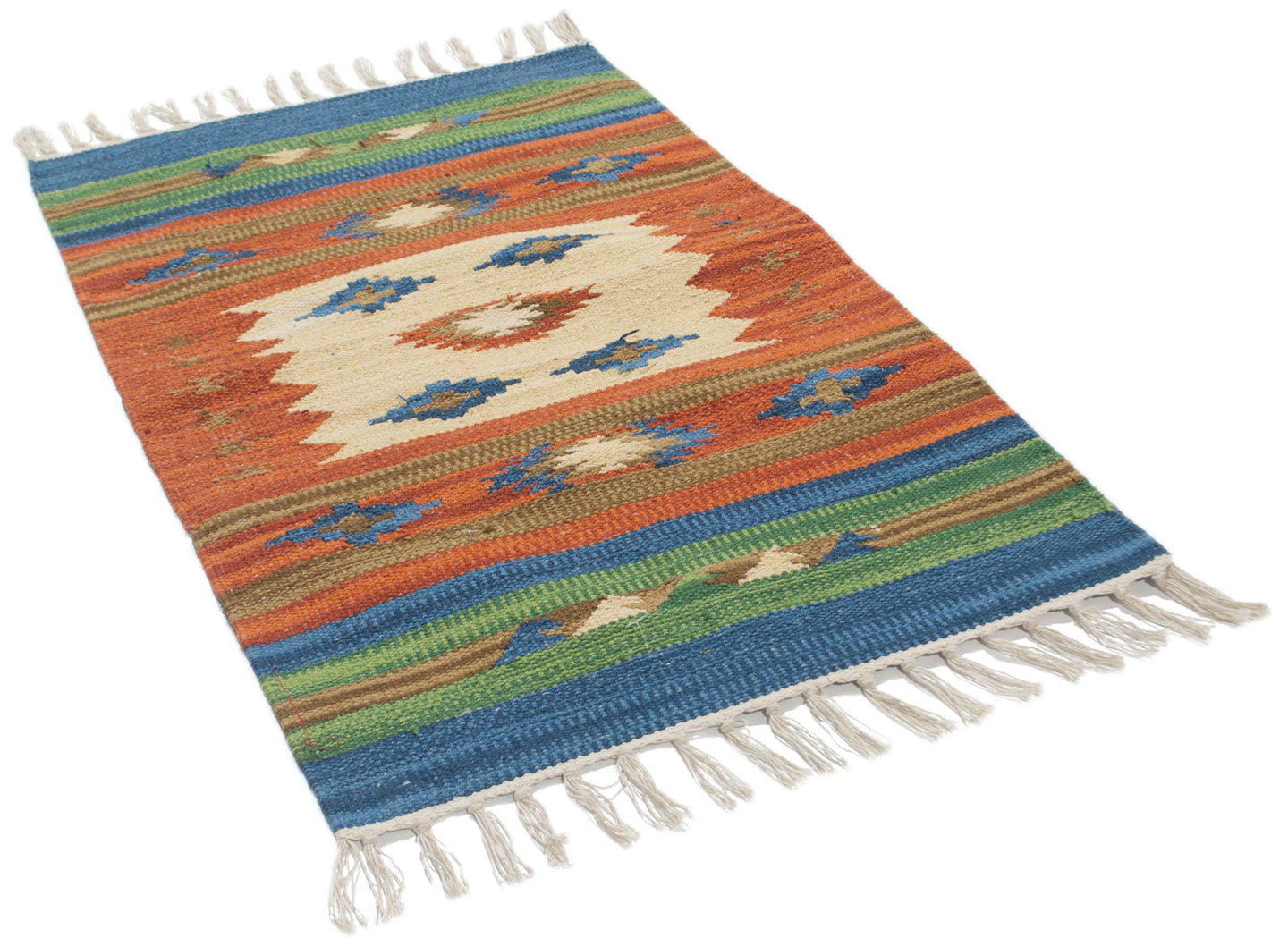 Kilim Autentico, Originale e Fatto a Mano Ideal 80x50 CM 