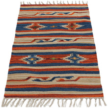 Lade das Bild in den Galerie-Viewer, Kilim Autentico, Originale e Fatto a Mano Ideal 80x50 CM 
