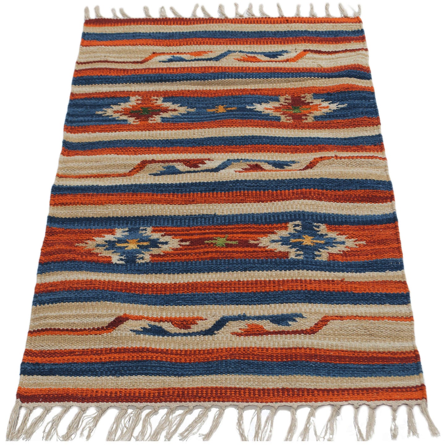 Kilim Autentico, Originale e Fatto a Mano Ideal 80x50 CM 