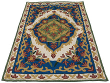 Carica l'immagine nel visualizzatore di Gallery, Kilim Indo Suzani Ghelem Alfombras Teppich CM 90x60
