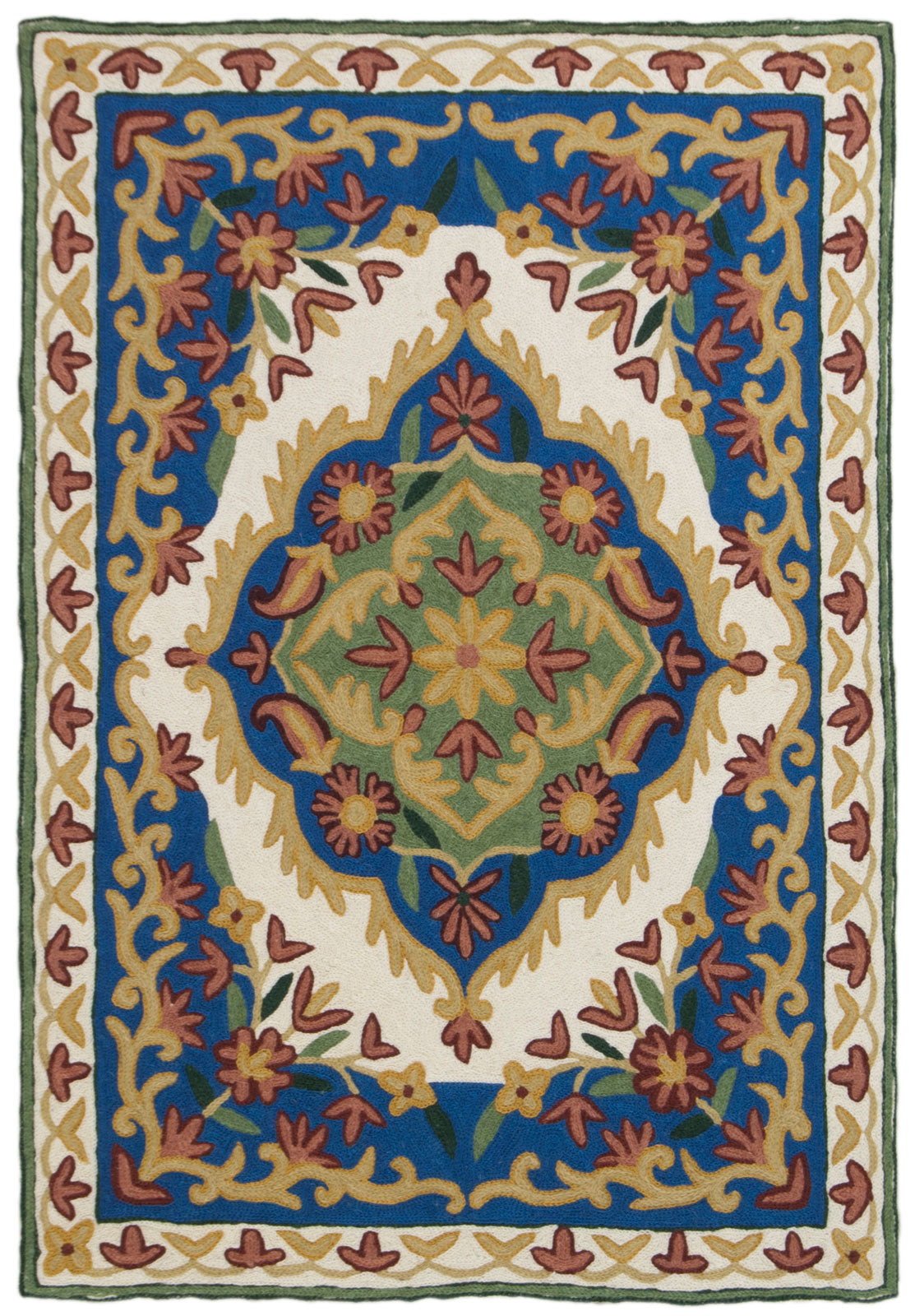Kilim Indo Suzani Ghelem Alfombras Teppich CM 90x60