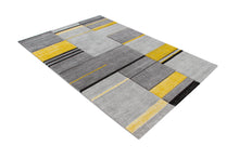 Carica l'immagine nel visualizzatore di Gallery, Carpet RAY A GREY YELLOW Size : 190X133 CM ( Galleriafarah1970 )
