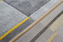 Lade das Bild in den Galerie-Viewer, Carpet RAY A GREY YELLOW Size : 190X133 CM ( Galleriafarah1970 )
