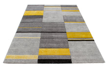 Carica l&#39;immagine nel visualizzatore di Gallery, Carpet RAY A GREY YELLOW Size : 190X133 CM ( Galleriafarah1970 )
