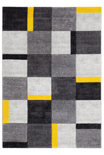 Lade das Bild in den Galerie-Viewer, Tappeto RAY B GREY YELLOW 300X200 CM Galleriafarah1970
