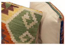 Carica l'immagine nel visualizzatore di Gallery, Autentico Cuscino Quadrato Kilim Fatto A MANO 40x40 CM 
