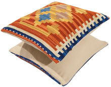 Lade das Bild in den Galerie-Viewer, Cuscino Kilim manifattura Quadrato 40x40 cm - (Galleria farah1970) #
