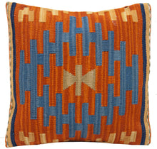 Load image into Gallery viewer, Cuscino Kilim manifattura Quadrato 40x40 cm - (Galleria farah1970)
