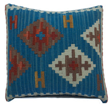 Lade das Bild in den Galerie-Viewer,  Autentico Cuscino Quadrato Kilim Fatto A MANO  40x40 CM
