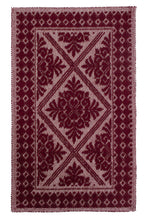 Lade das Bild in den Galerie-Viewer, Tappeto arredo-bagno fatto a mano in cotone ALGHERO red 50x80
