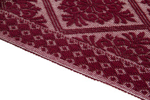 Lade das Bild in den Galerie-Viewer, Tappeto arredo-bagno fatto a mano in cotone ALGHERO red 50x80
