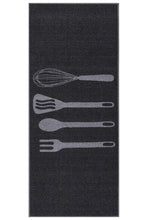 Carica l'immagine nel visualizzatore di Gallery, Tappeto La Cucina Dinner Grey 57 x 200 cm
