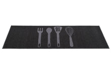 Carica l&#39;immagine nel visualizzatore di Gallery, Tappeto La Cucina Dinner Grey 57 x 200 cm
