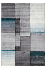 Carica l&#39;immagine nel visualizzatore di Gallery, Tappeto TIMELAPSE GREY LIGHTBLUE 190x133 CM ( Galleriafarah1970 )
