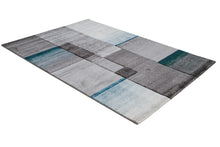 Carica l&#39;immagine nel visualizzatore di Gallery, Tappeto TIMELAPSE GREY LIGHTBLUE 190x133 CM ( Galleriafarah1970 )
