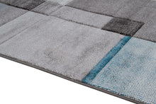Carica l'immagine nel visualizzatore di Gallery, Tappeto TIMELAPSE GREY LIGHTBLUE 230x160 CM ( Galleriafarah1970 )
