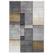 Lade das Bild in den Galerie-Viewer, Tappeto TIMELAPSE GREY YELLOW 190X133 ( Galleriafarah1970 )
