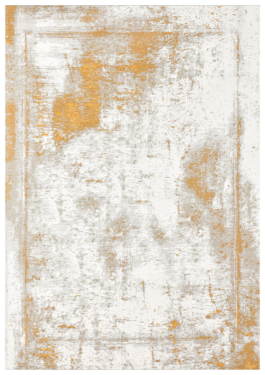 Tappeto Moderno NEW ARGENTELLA 8 GOLD IVORY 170x120 (Galleriafarah1970)