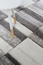 Load image into Gallery viewer, Tappeto Moderno RAY E GREY WHITE 230X160 (Galleriafarah1970)
