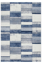 Carica l&#39;immagine nel visualizzatore di Gallery, Tappeto Moderno RAY E BLUE WHITE 230X160 (Galleriafarah1970)
