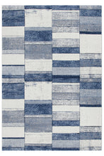 Lade das Bild in den Galerie-Viewer, Tappeto Moderno RAY E BLUE WHITE 190X133 (Galleriafarah1970)
