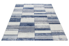 Carica l&#39;immagine nel visualizzatore di Gallery, Tappeto Moderno RAY E BLUE WHITE 230X160 (Galleriafarah1970)
