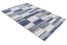 Carica l&#39;immagine nel visualizzatore di Gallery, Tappeto Moderno RAY E BLUE WHITE 230X160 (Galleriafarah1970)
