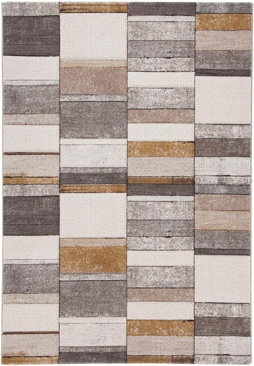 Tappeto Moderno RAY E GREY BEIGE 300X200 (Galleriafarah1970)