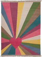Carica l&#39;immagine nel visualizzatore di Gallery, KILIM NIRVANA 1 MULTI 230X160 (Galleriafarah1970)
