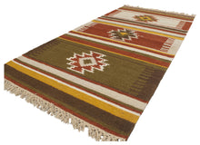 Load image into Gallery viewer, Kilim Autentico, Originale e Fatto a Mano  140x70 CM
