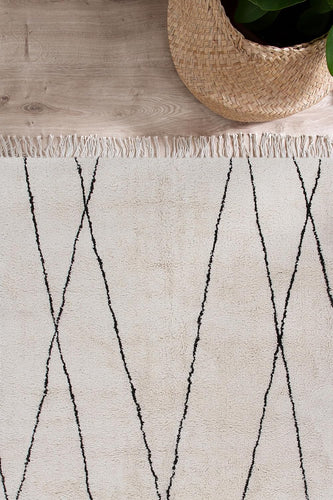Tappeto Moderno COTTON BERBER DES 200x140 CM (Galleriafarah1970)