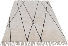 Load image into Gallery viewer, TAPPETO BERBERO IN COTONE DES.6 -CM 120x120
