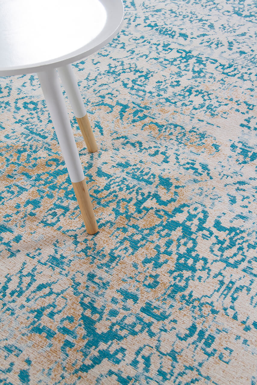 Tappeto New Argentella in cotone giallo / dorato, 290x200 cm ( Galleriafarah1970 )