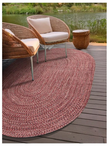 Tappeto Moderno SOLID RED TERRA 230X160 OVAL (Galleriafarah1970)