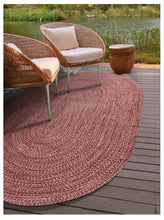 Carica l&#39;immagine nel visualizzatore di Gallery, Tappeto Moderno SOLID RED TERRA 230X160 OVAL (Galleriafarah1970)
