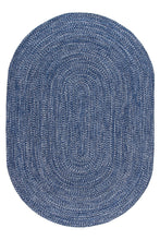 Lade das Bild in den Galerie-Viewer, Tappeto SOLID BLUE Misura 300x200 OVAL ( Galleriafarah1970 )
